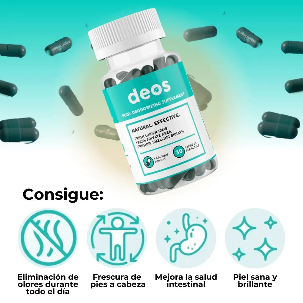 DEOS Suplemento Desodorizante Corporal : La Revolución de la Frescura desde Adentro!